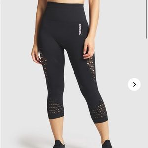 Gymshark energy+ seamless cropped leggings